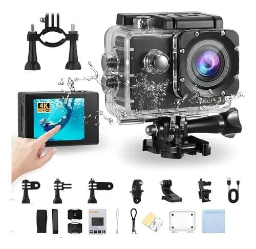 Cámara Deportiva Go Pro 4k Wifi Sports Ultra Hd Acuatica 30m